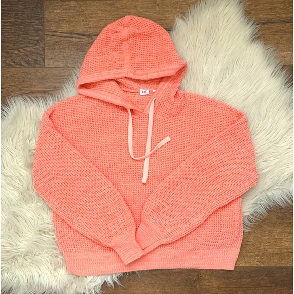 GAP Factory Coral Hooded Sweater - Picture 1 of 9